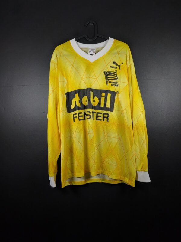 Koszulka piłkarska Sturm Graz 1991/92 Away Puma Player Issue Long