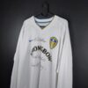 Koszulka piłkarska Leeds United 2000/02 Home Nike Player Issue David O'Leary Autograf - zdjęcie 4
