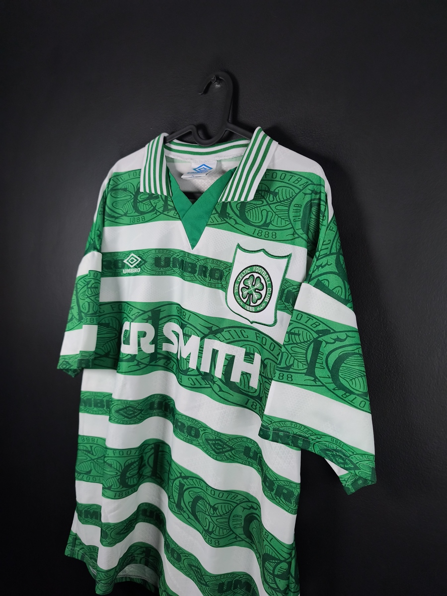 Celtic Glasgow 1995/97 Home Football Shirt Umbro - photo 3