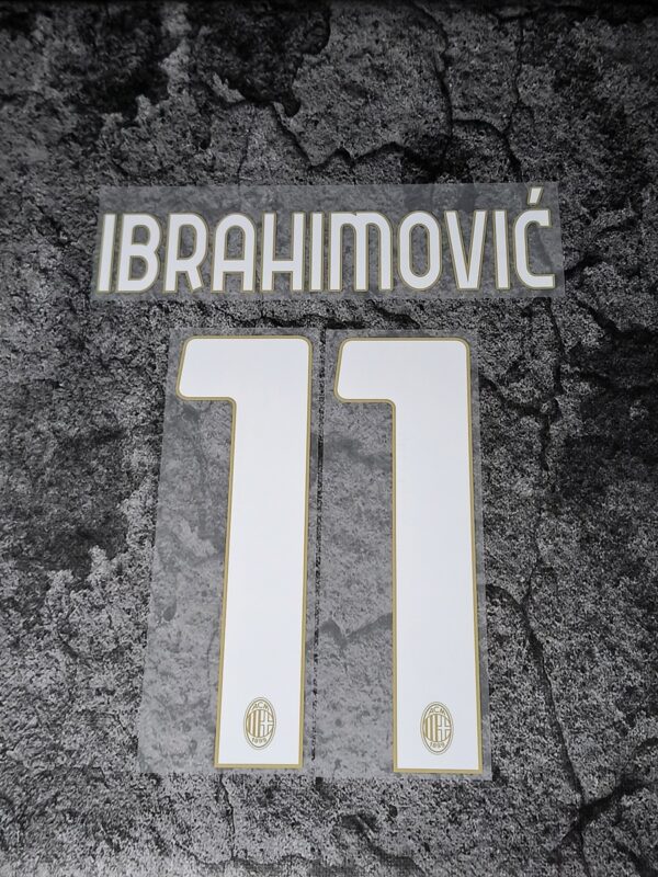 AC Milan 2022/23 Fourth Ibrahimović #11 Nameset