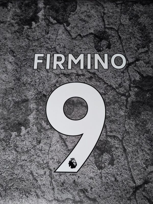 Liverpool 2019/22 Home Firmino #9 Premier League Nameset