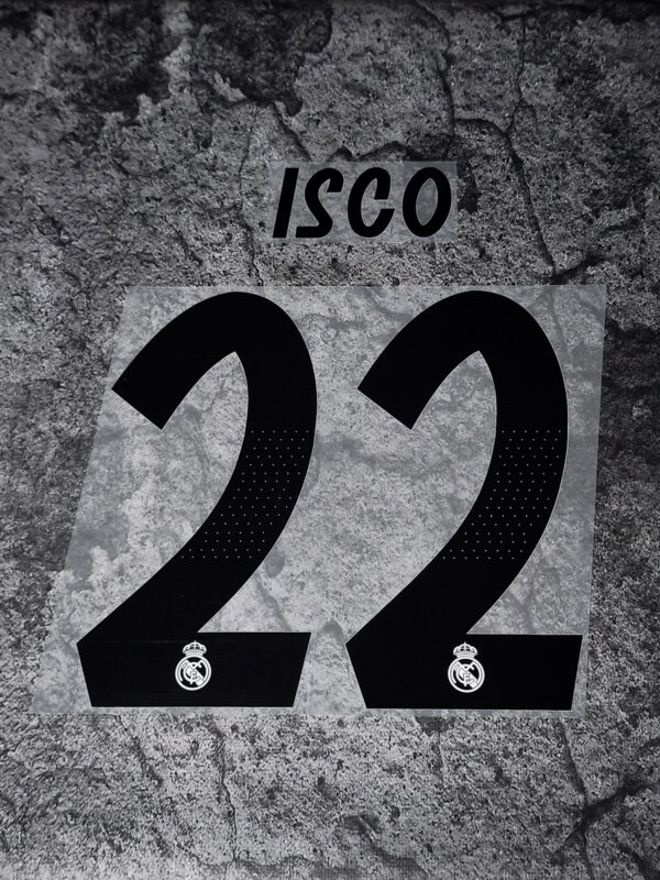 Real Madryt 2018/19 Home Isco #22 Nameset