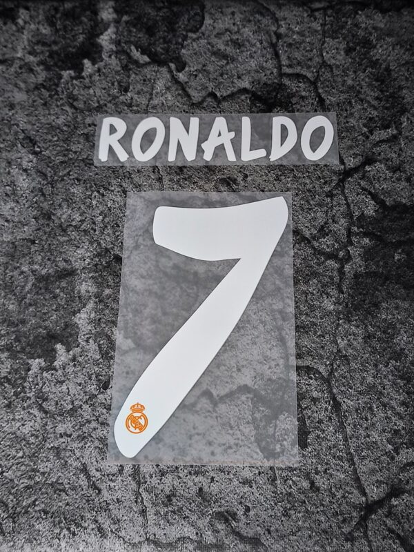 Real Madryt 2013/14 Away Cristiano Ronaldo #7 Nameset
