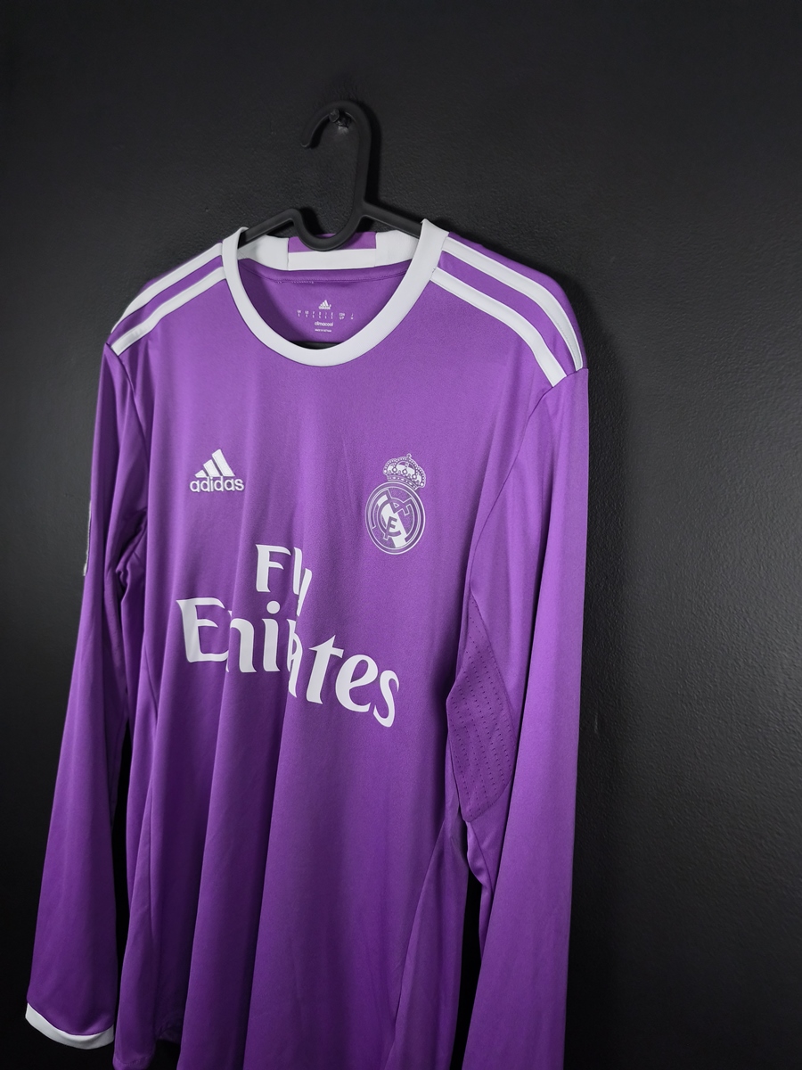 Koszulka piłkarska Real Madryt 2016/17 Away Adidas Cristiano Ronaldo #7 Long - zdjęcie 5