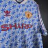 Koszulka piłkarska Manchester United 1990/92 Away Adidas - zdjęcie 6