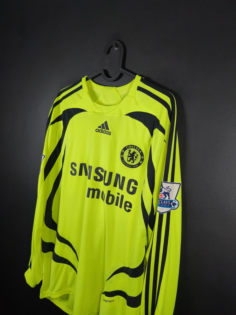Koszulka piłkarska Chelsea 2007/08 Away Adidas Andrij Shevchenko #7 Match Issue - zdjęcie 4