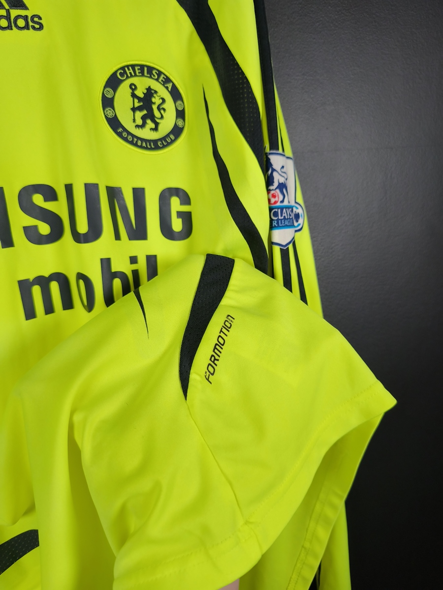 Koszulka piłkarska Chelsea 2007/08 Away Adidas Andrij Shevchenko #7 Match Issue - zdjęcie 5