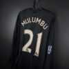 West Bromwich Albion 2010/11 Third Football Shirt Umbro Youssuf Mulumbu #21 Long Match Issue - photo 3