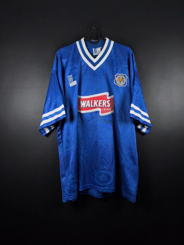 Koszulka piłkarska Leicester City 1996/98 Home Fox Leisure