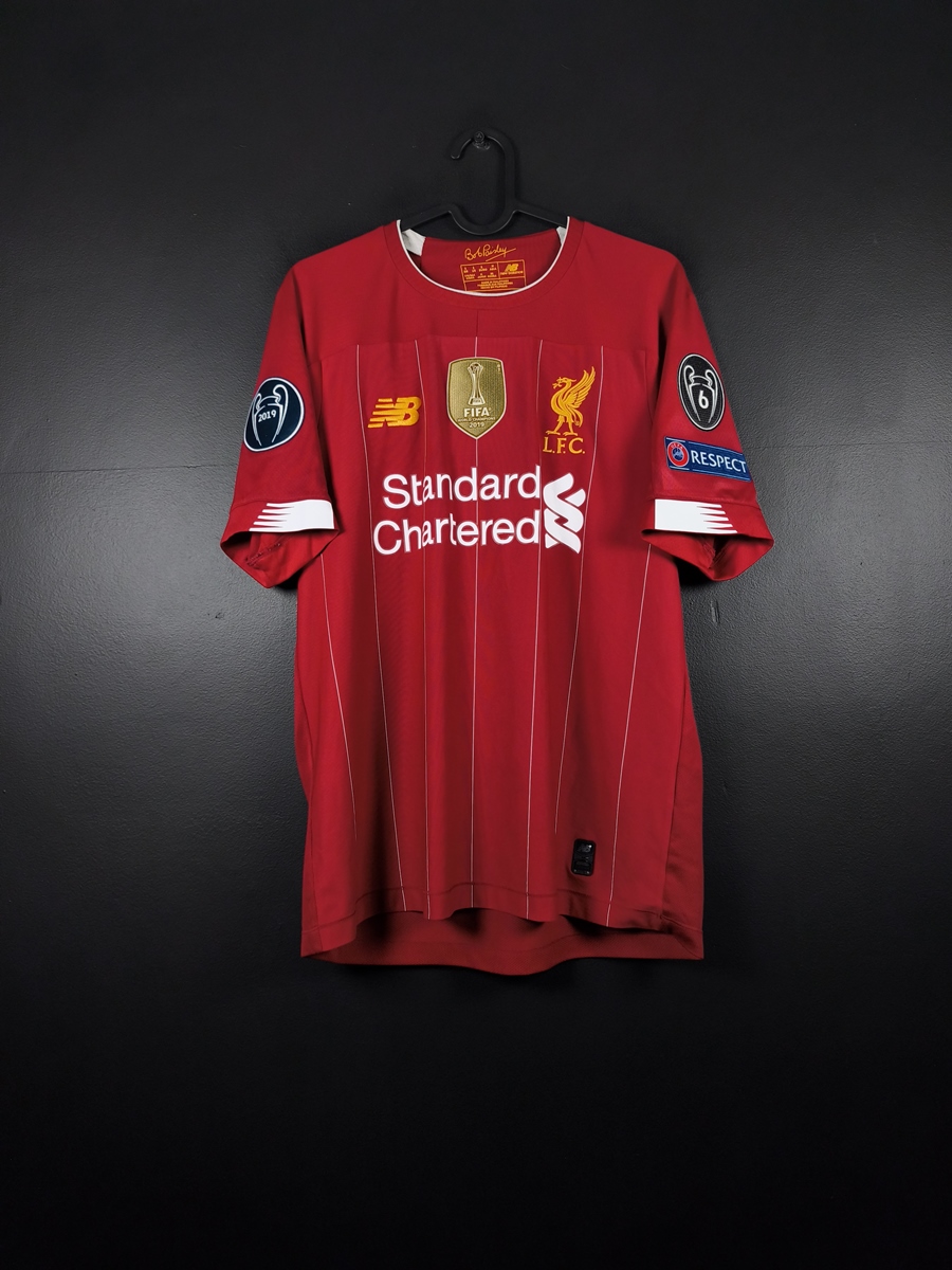 Liverpool 2019/20 Home Football Shirt New Balance Roberto Firmino #9 UCL - photo 2
