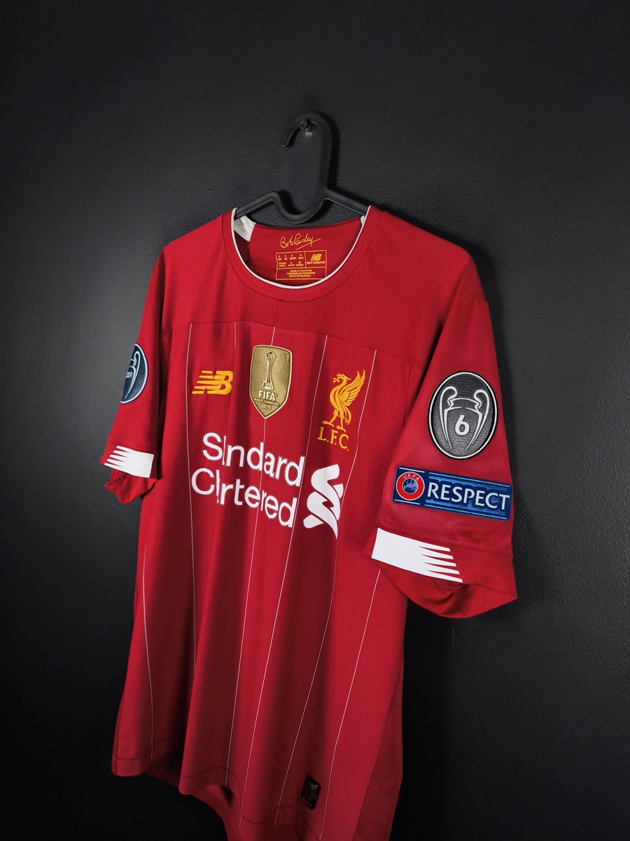 Liverpool 2019/20 Home Football Shirt New Balance Roberto Firmino #9 UCL - photo 3