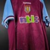 Aston Villa 2000/01 Home Football Shirt Diadora Signed - photo 6