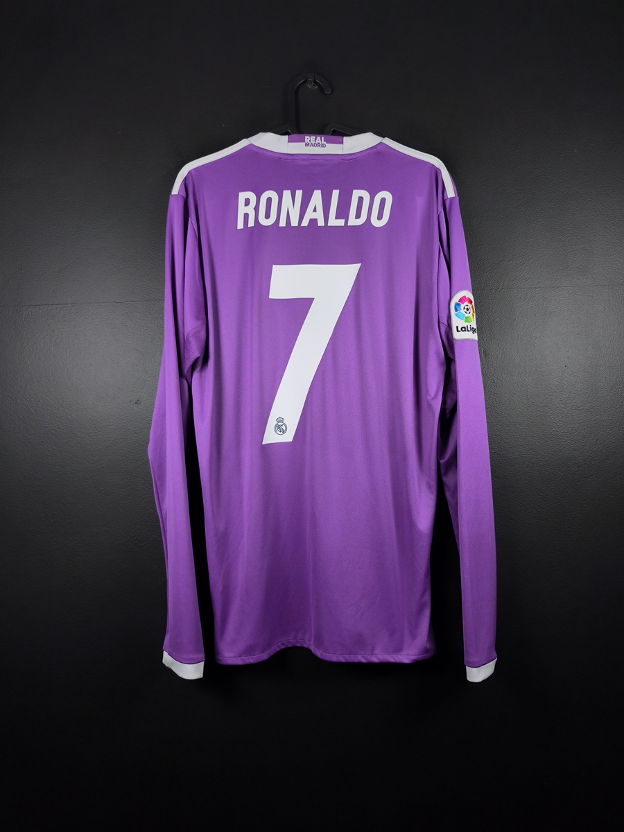Koszulka piłkarska Real Madryt 2016/17 Away Adidas Cristiano Ronaldo #7 Long