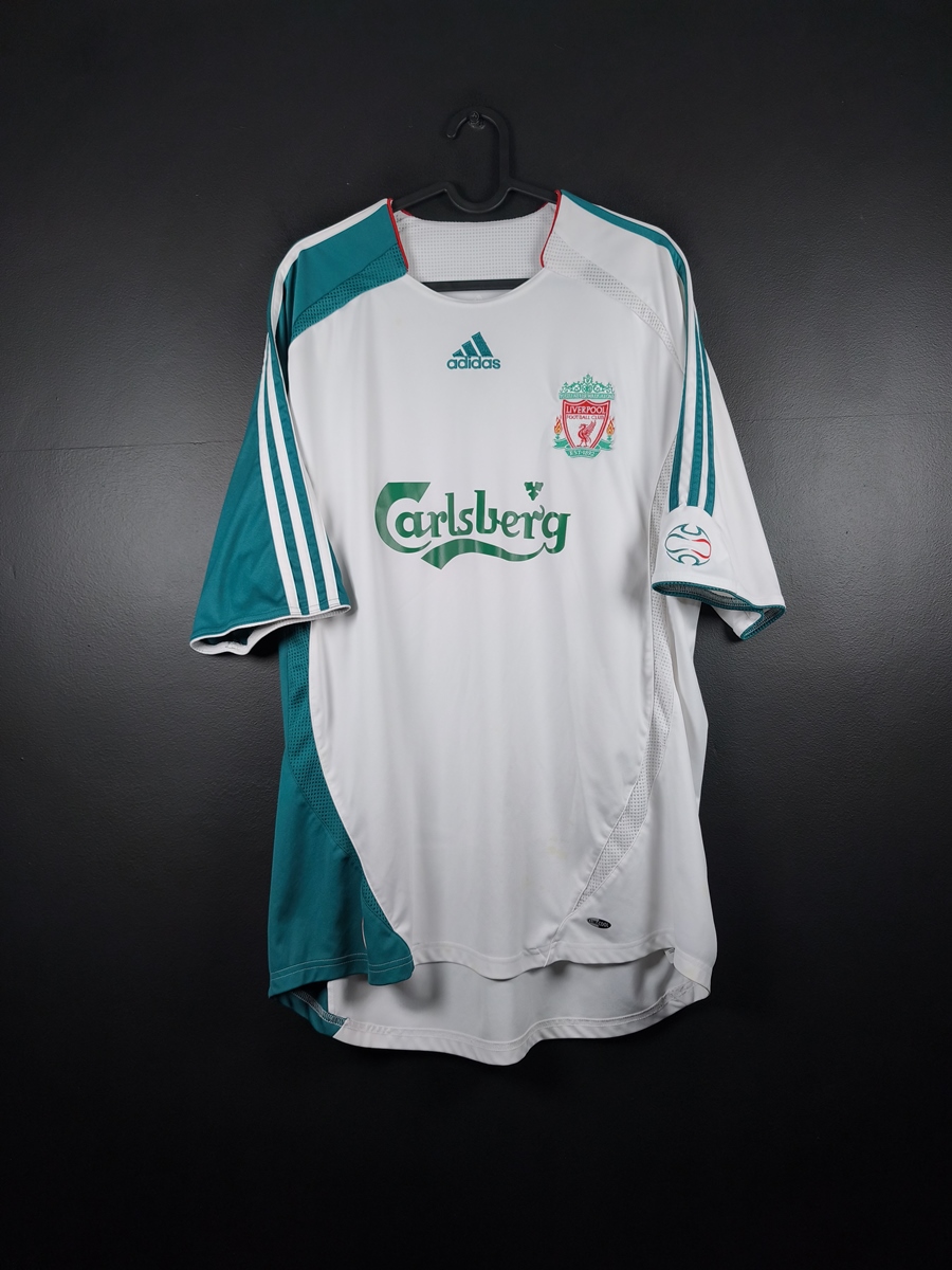 Koszulka piłkarska Liverpool 2006/07 Third Adidas Steven Gerrard #8 - zdjęcie 2