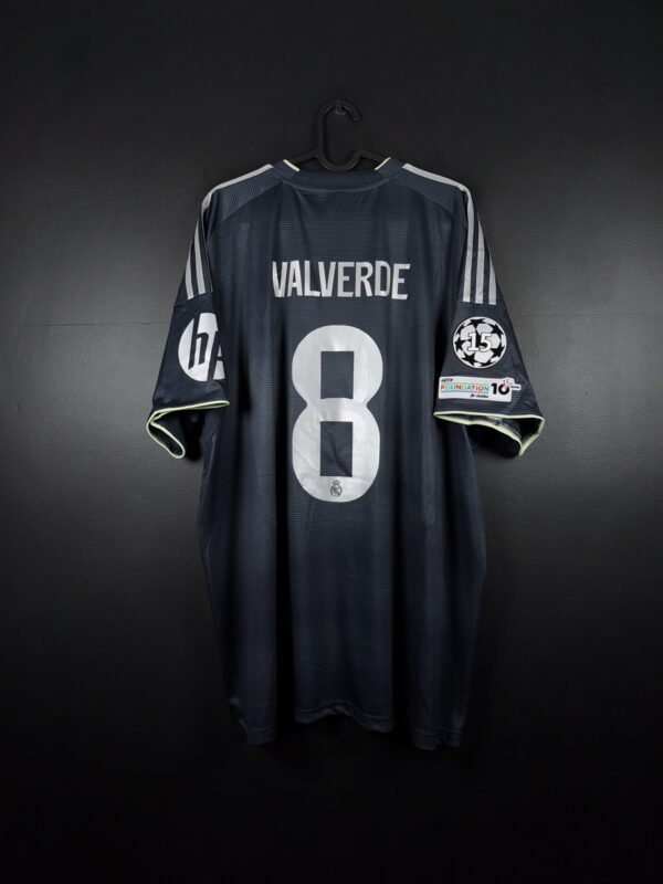 Real Madrid 2025/26 Away Football Shirt Adidas Valverde #8 UCL