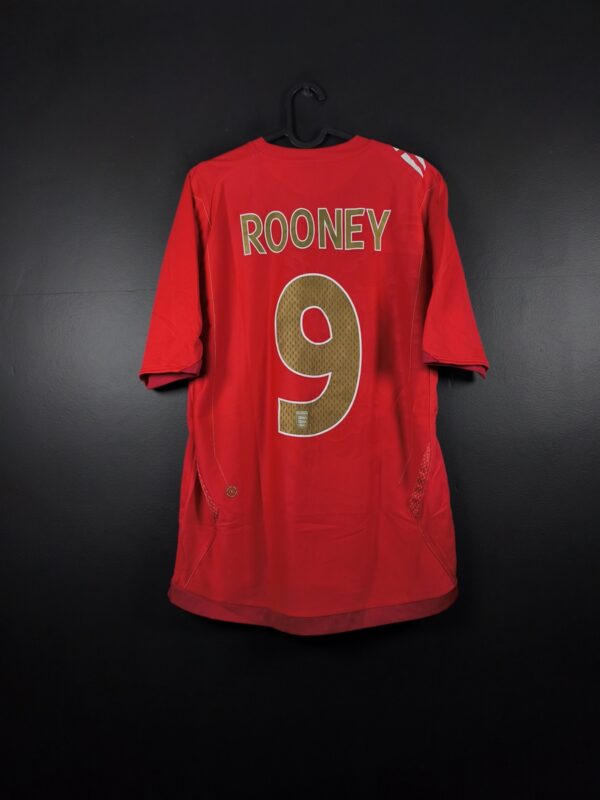 England 2006/08 Away Football Shirt Umbro Wayne Rooney #9