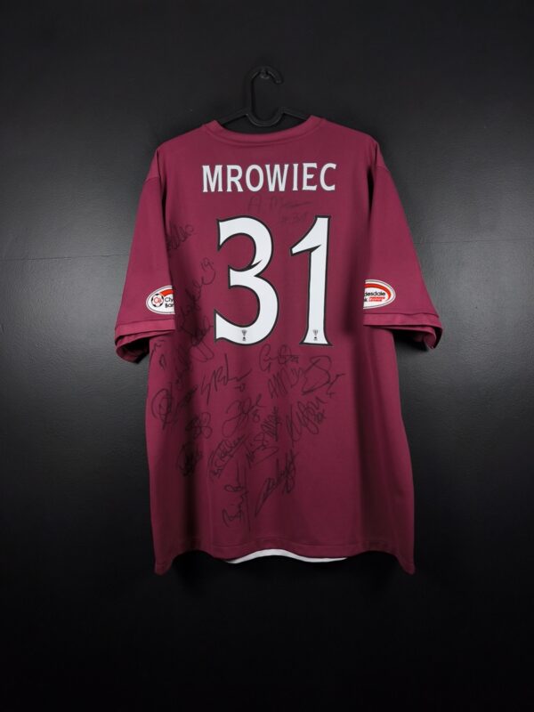 Koszulka piłkarska Hearts 2010/11 Home Umbro Adrian Mrowiec #31 [XL] Match Issue