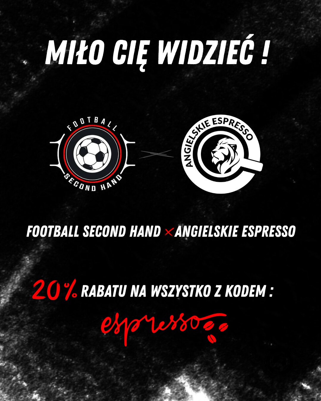 Football Second Hand x Angielskie Espresso - 20% rabatu na wszystko z kodem espresso